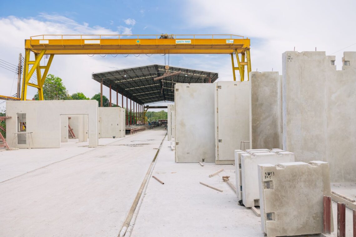 โรงงานผลิตผนัง precast